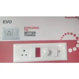 Honeywell MK EVO Power Unit (6/16 Socket + 32A DP Switch) 4M White EW422WHI