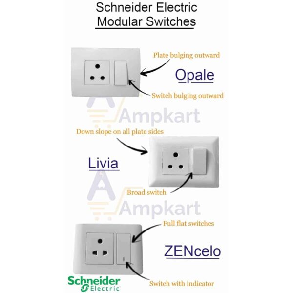 Buy Schneider Opale Modular Switch White Online at Best Prices