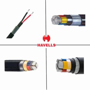 Havells Armoured Aluminium LT Cable PVC/XLPE Insulated Armoured Overall PVC Sheathed 1100 Volts