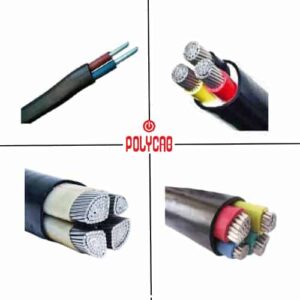 Polycab Unarmoured Aluminium LT Cable PVC/XLPE Insulated Overall PVC Sheathed 1100 Volts