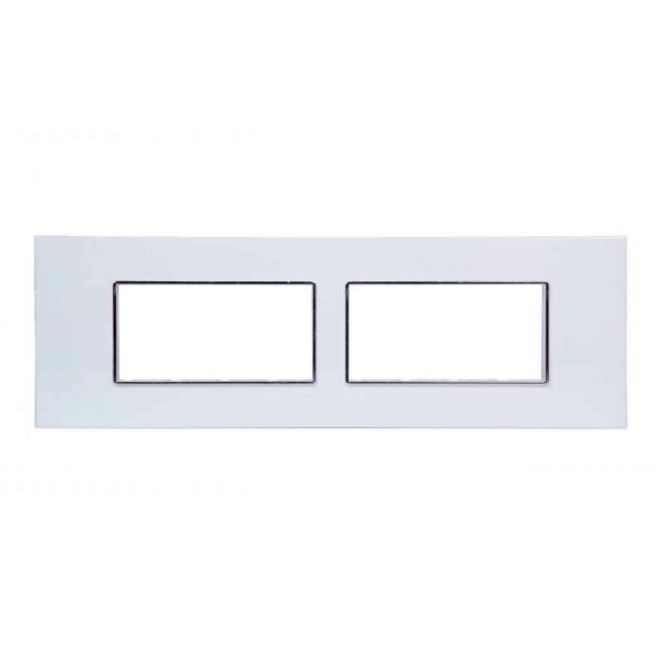 GM FourFive Casaviva Modular Plate Cover + Frame Glossy White PX SF 08 011 GWH