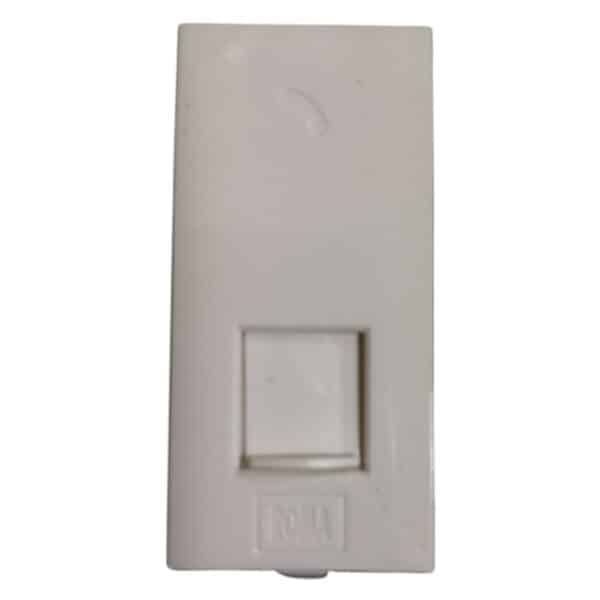 Buy Anchor Roma Classic Modular RJ11 Telephone Socket with Shutter 1M White 20857 Online at Best Prices