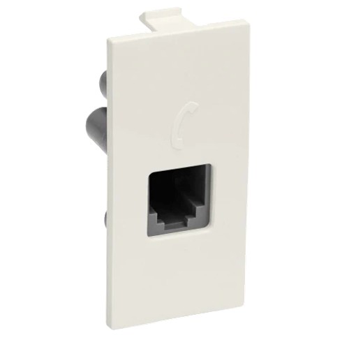 6734 41 Legrand Britzy Modular RJ11 Telephone Socket 1M White