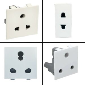 Legrand Britzy 3 Pin Modular Socket White