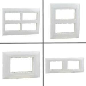 Legrand Britzy Modular Front Plate Cover + Frame White
