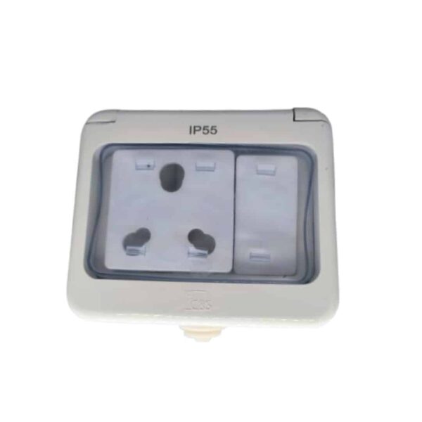C&S Combi 6/16A Switch Socket Water Proof Enclosure Box IP55