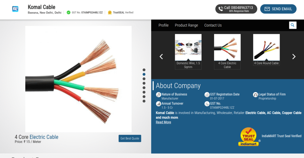 Buy Top 10 Wire & Cable Suppliers in India in [year] Online at Best Prices
