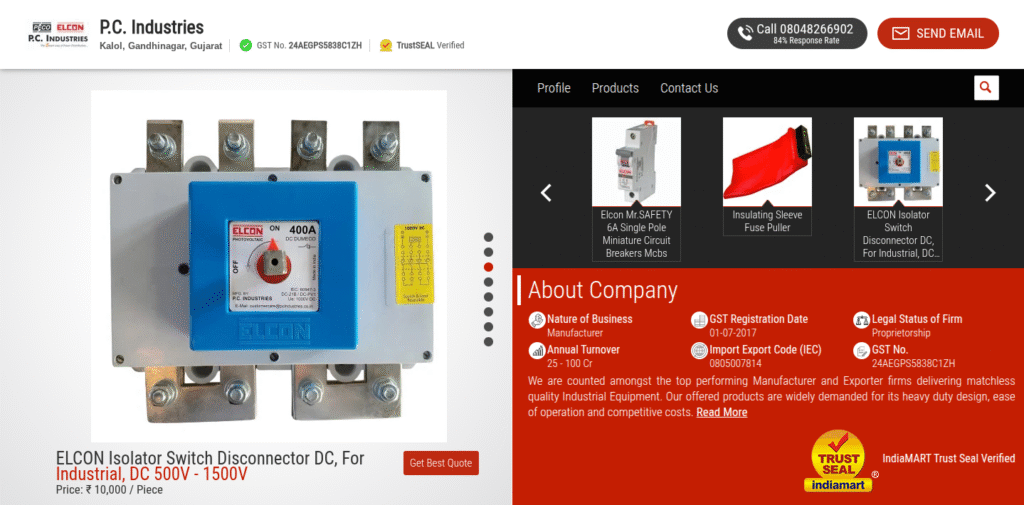 Buy Top 10 MCB Suppliers in India in [year] Online at Best Prices