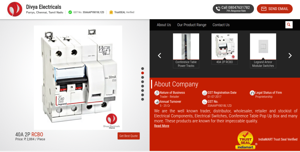 Buy Top 10 MCB Suppliers in India in [year] Online at Best Prices