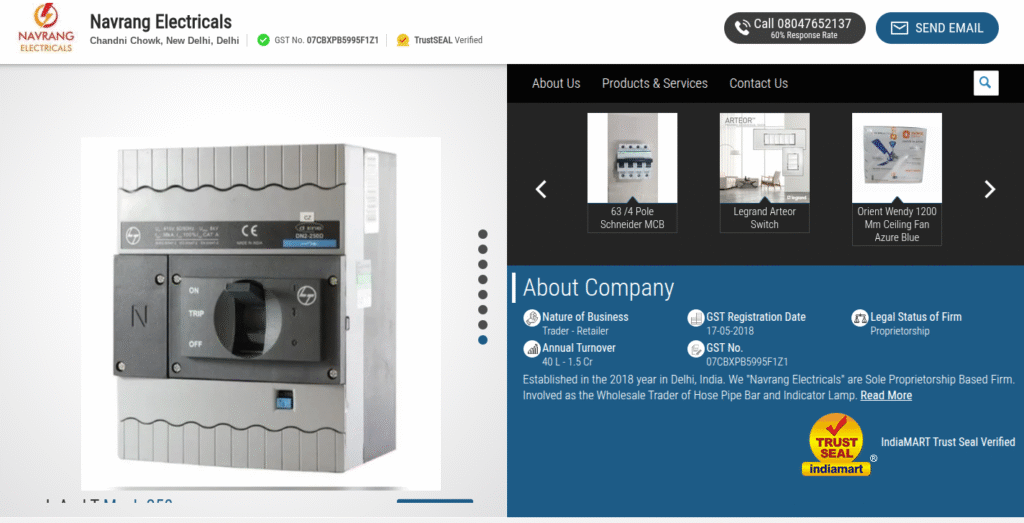 Buy Top 10 MCB Suppliers in India in [year] Online at Best Prices