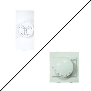 Anchor Roma Classic Modular Step Fan Regulator White