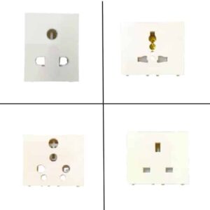 Honeywell MK Wraparound Modular Socket White