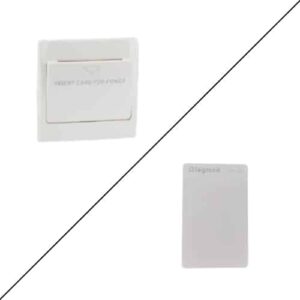 Legrand Mylinc Modular Hotel Key Switch & Card White