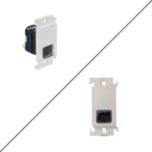 Legrand Mylinc Modular RJ45 Computer Socket with Shutter 1M White