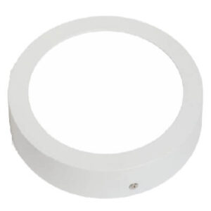 RLF 22W LED Panel Light Warm White Round Surface Type Complete Unit RPLRS22WW