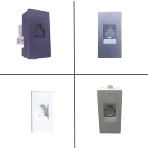 Siemens DELTA vega Modular RJ45 Computer Socket 1M