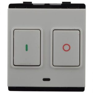 Schneider Opale 25A Modular Motor Starter  Switch 2M White X1186WH